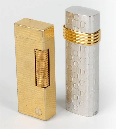 Christian Dior. A fine gold plated lighter 